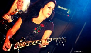 Girlschool - wild emotion, rumble-strips of heavy drums and strident chords...