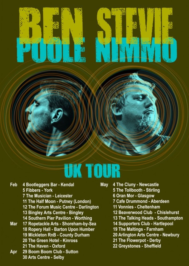 ben poole tour poster