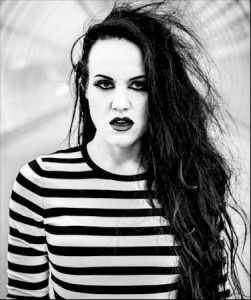 As dark as black sand and hot as magma...