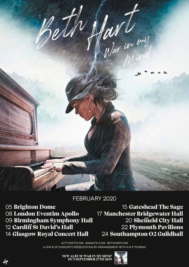 Beth Hart UK tour poster