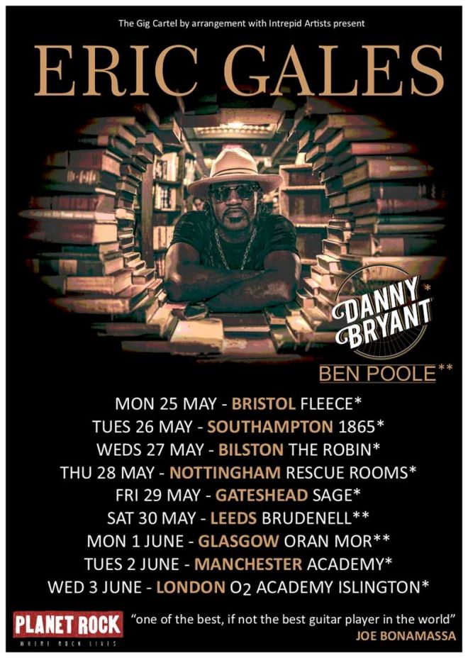 Eric Gales Danny Bryant Ben Poole