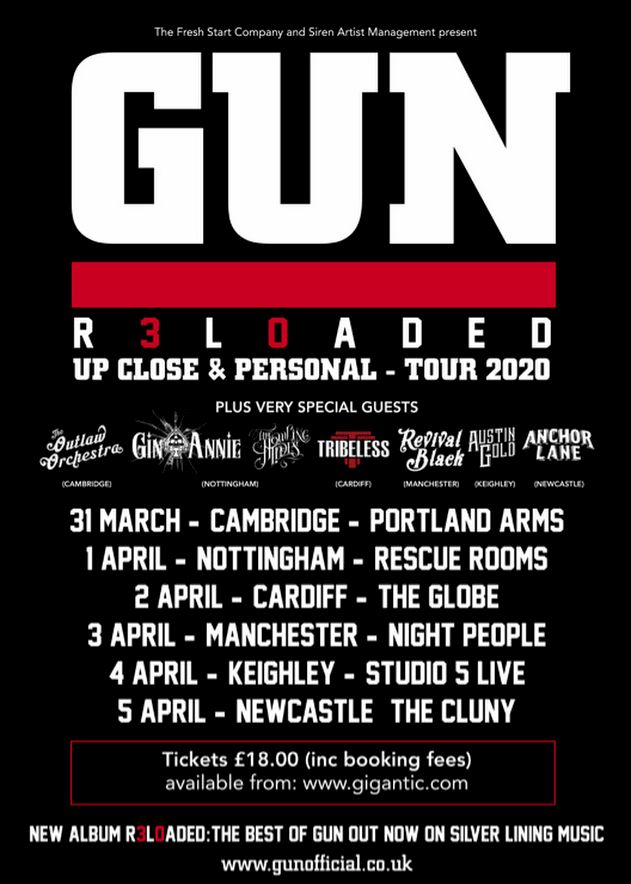 GUN Tour Poster UK 2020