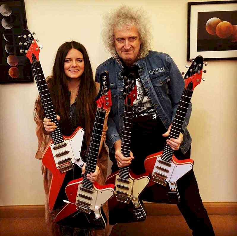 Arielle and Brian May