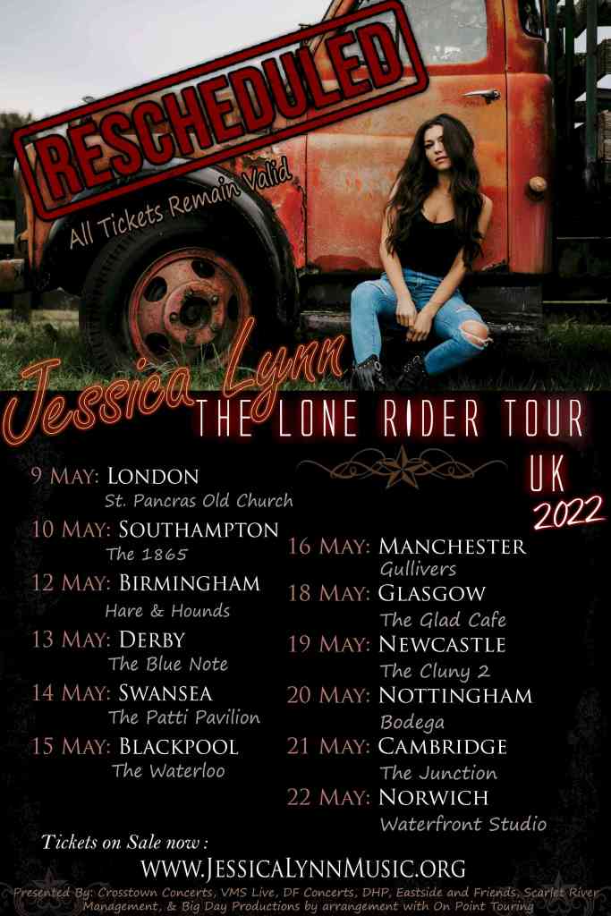 Jessica Lynn Tour Poster 2022