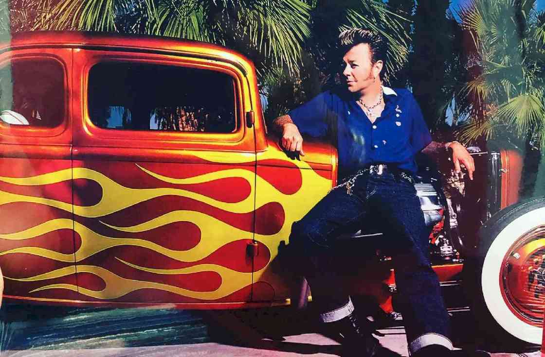 Brian Setzer at Tallbird Record Shop