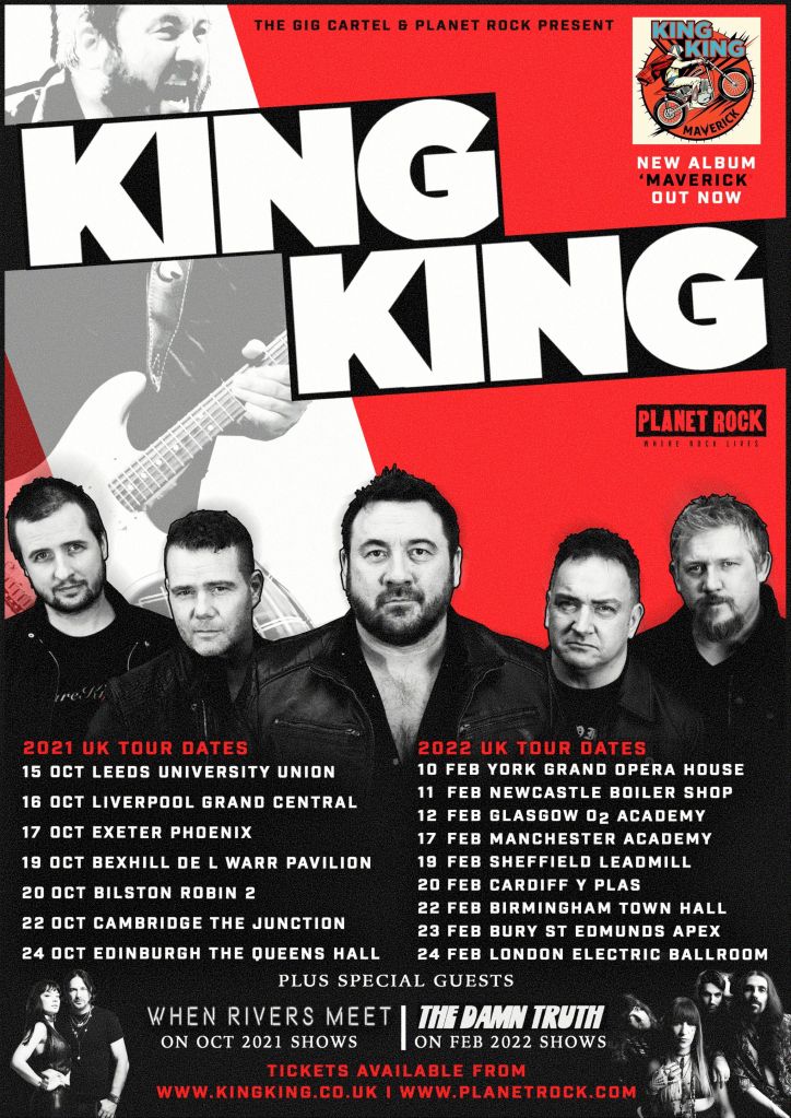 KING KING tour poster