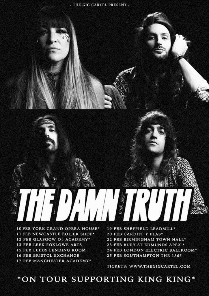 Damn Truth UK tour dates