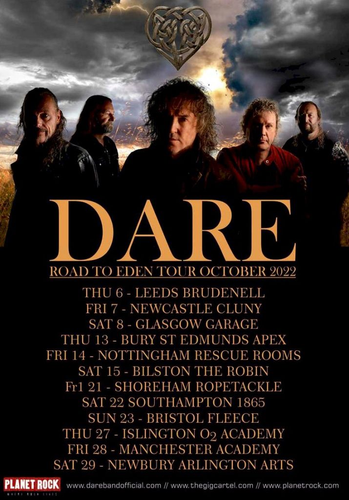 DARE live dates