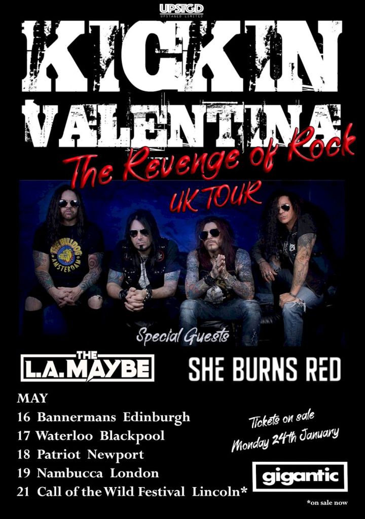 Kickin Valentina tour poster