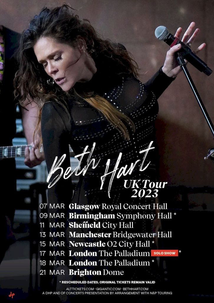beth hart concert poster