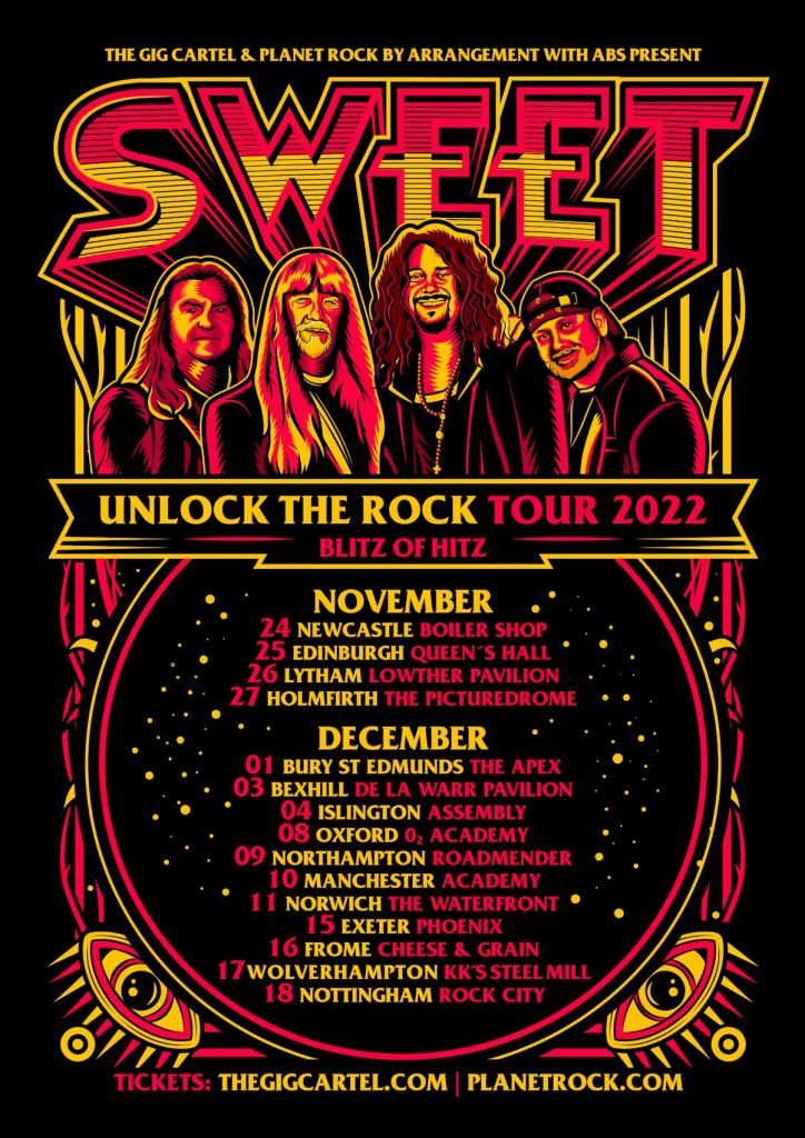 Sweet Unlock The Rock Tour