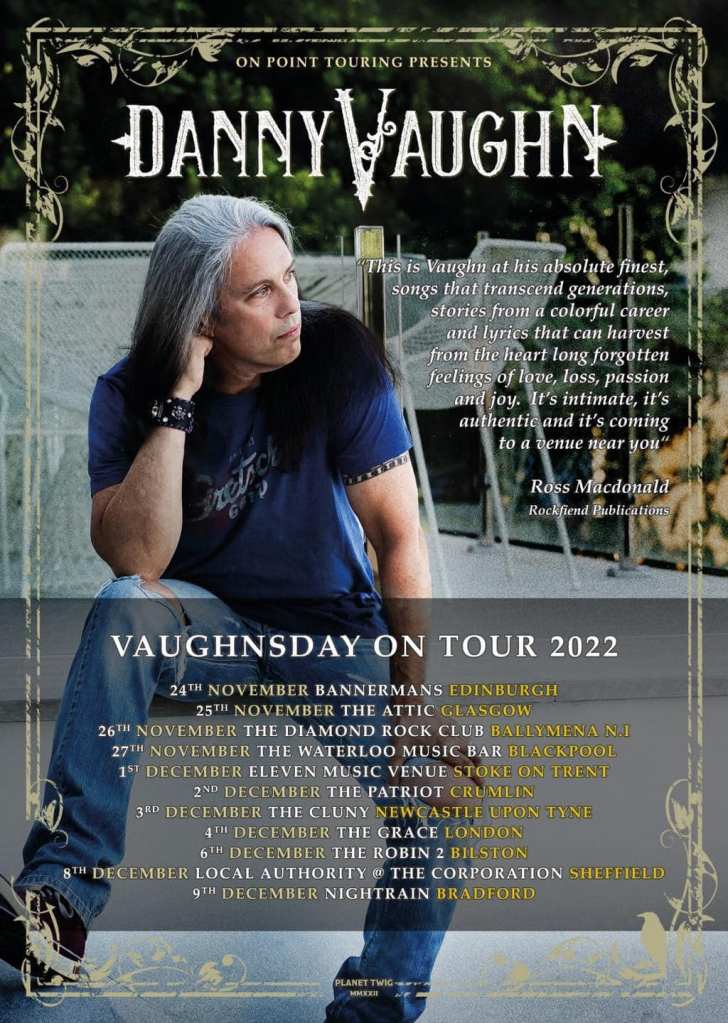 Danny Vaughn Tour Poster