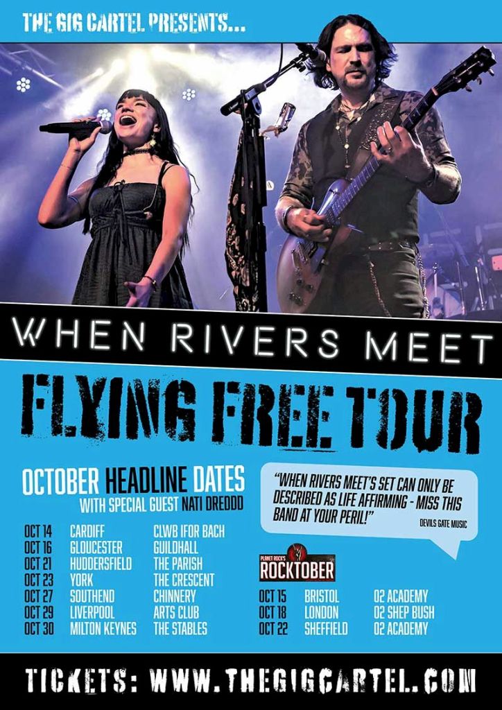 WRM Flying Free tour poster