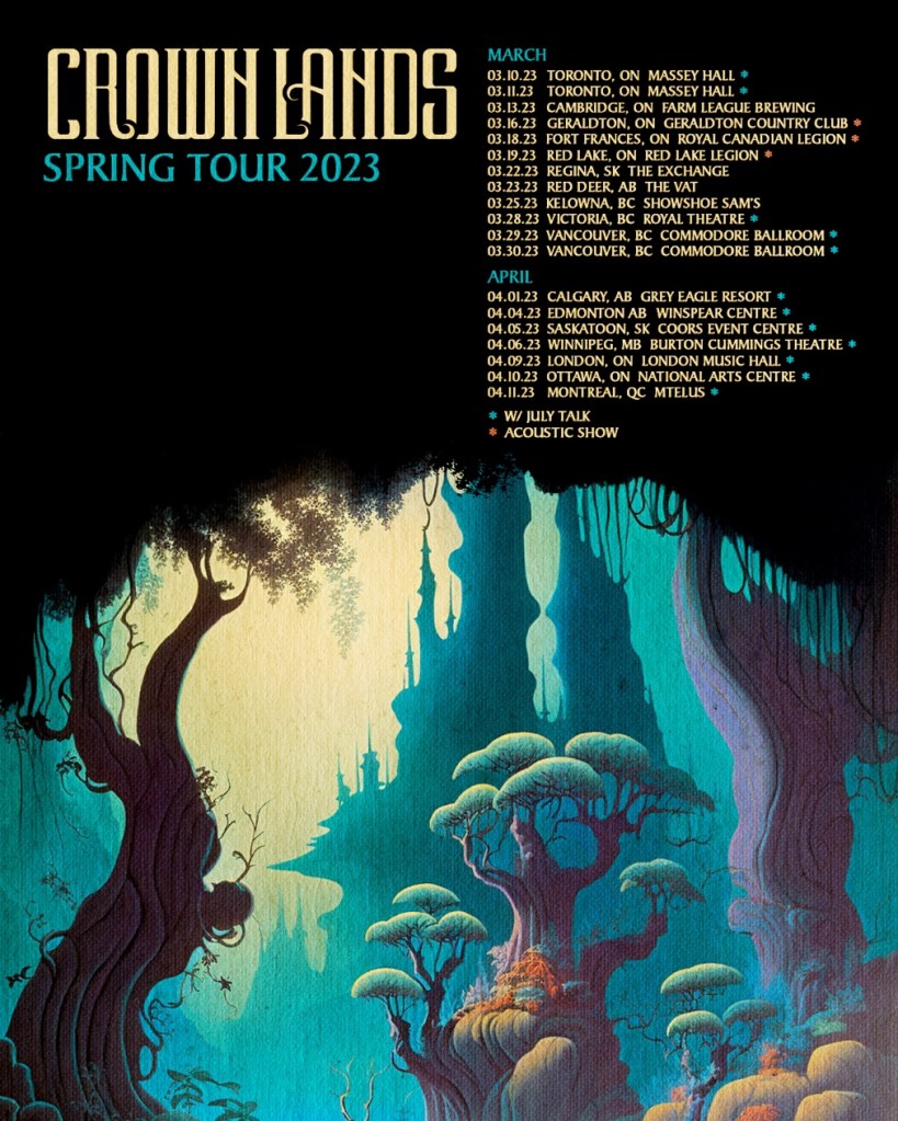 Crown Lands Tour Poster