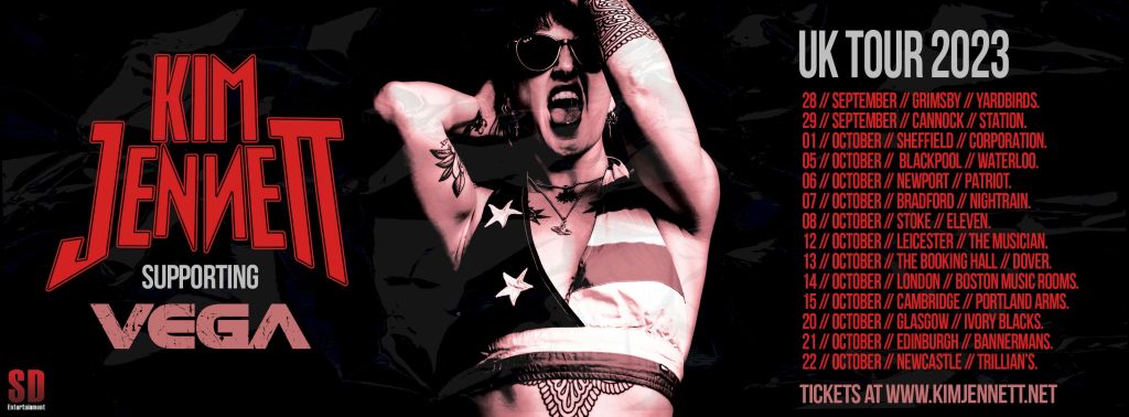 Vega Tour Dates with Kim Jennett