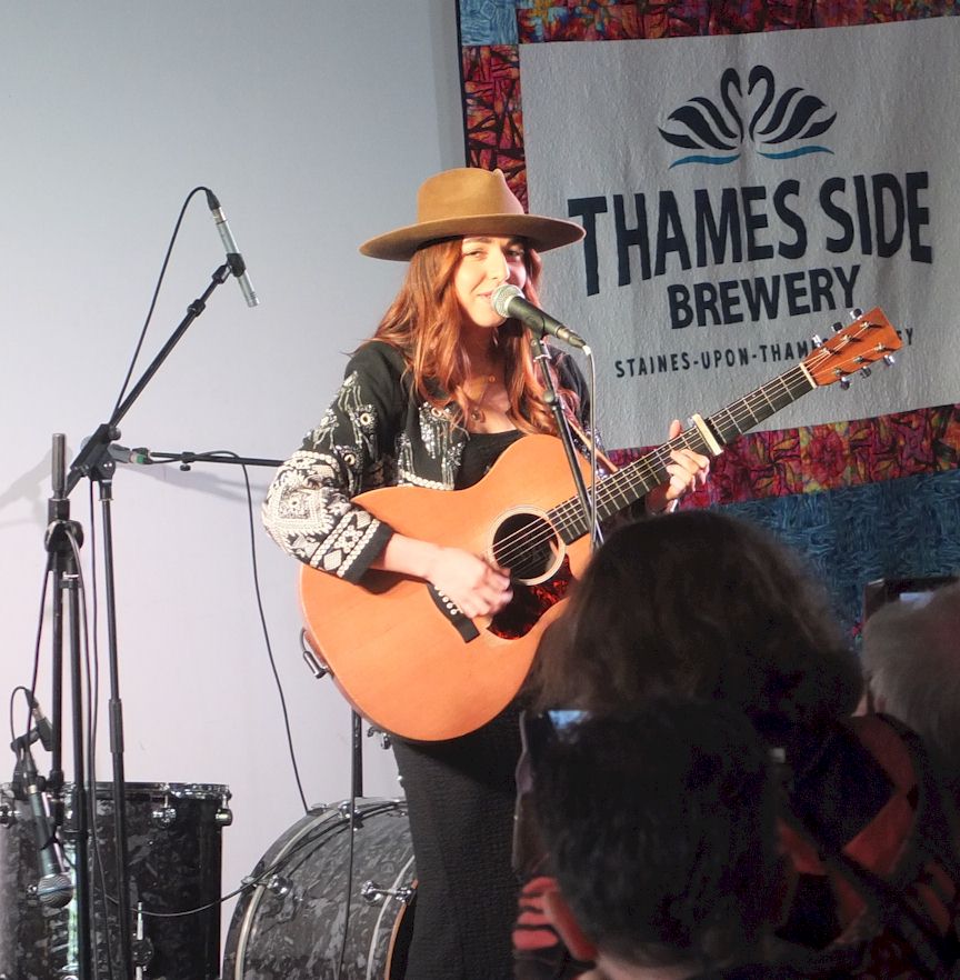 DEMI MARRINER, who delivered an acoustic set of vulnerable naturalness and beautiful individuality...