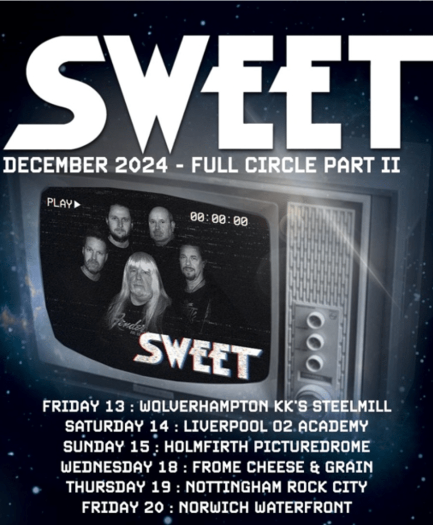 SWEET Full Circle Live Dates