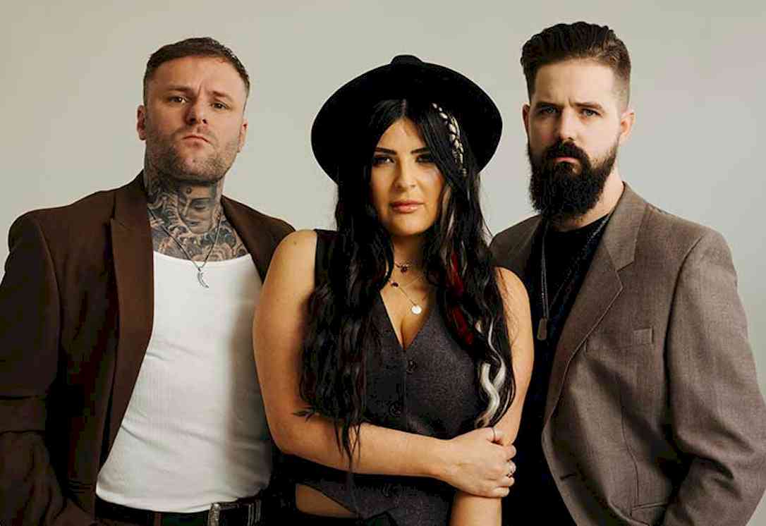 HOLLOW SOULS Tour Dates- L-R - Kris Barras, Phoebe Jane, and Josiah J Manning Photo Credit © Rob Blackham