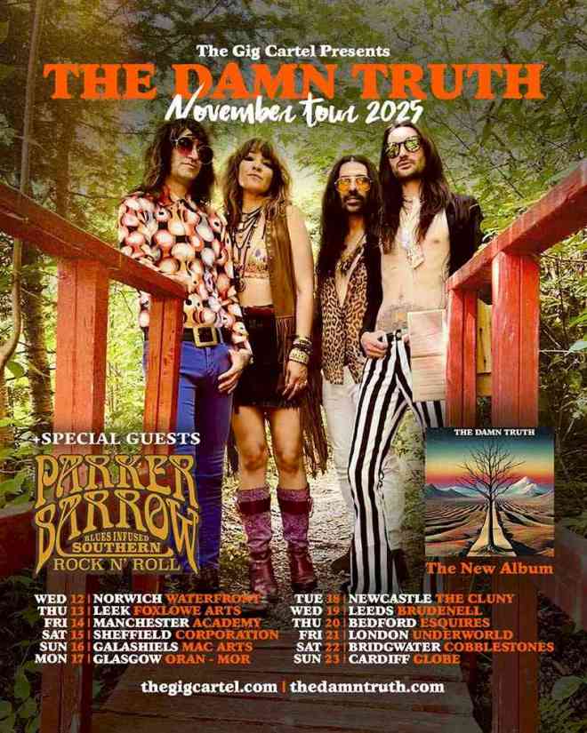 THE DAMN TRUTH November UK dates