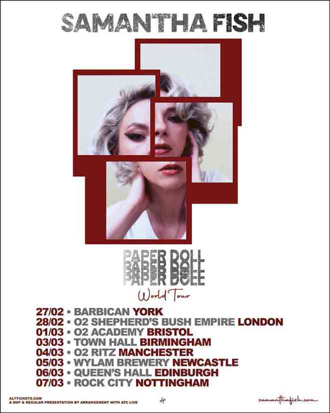 Samantha Fish Paper Doll UK Tour Dates