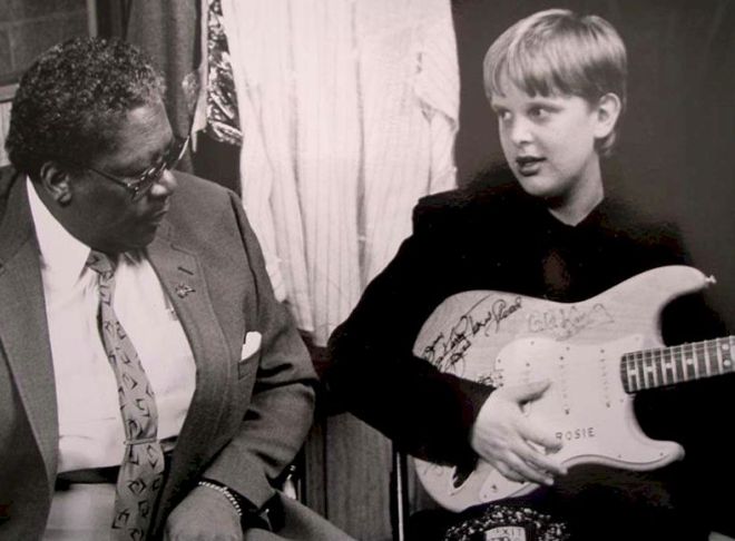 Paying Tribute to King and his Legacy — B B King with Bonamassa Photo Credit © Debra Bonamassa