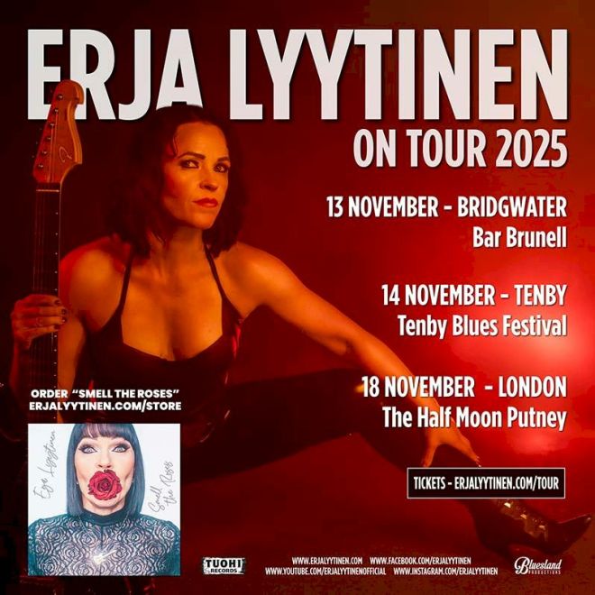 Erja Lyytinen UK Tour Dates November