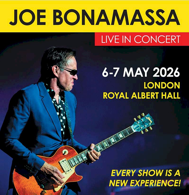 JOE BONAMASSA Live In Concert MAY 2026