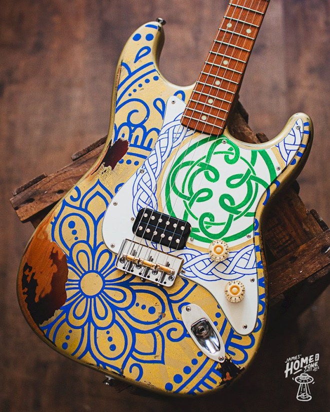 DOM MARTIN + BLUE NATION Create the Coolest Guitar Ever Made