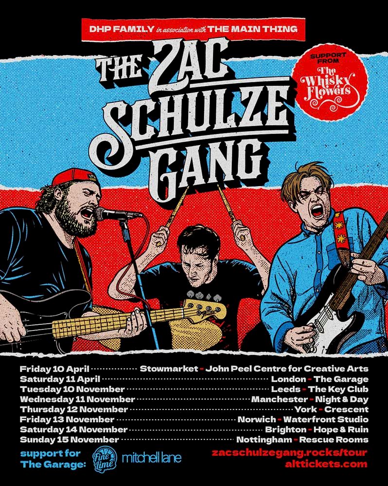 ZAC SCHULZE GANG 2026 Tour Dates - tour poster