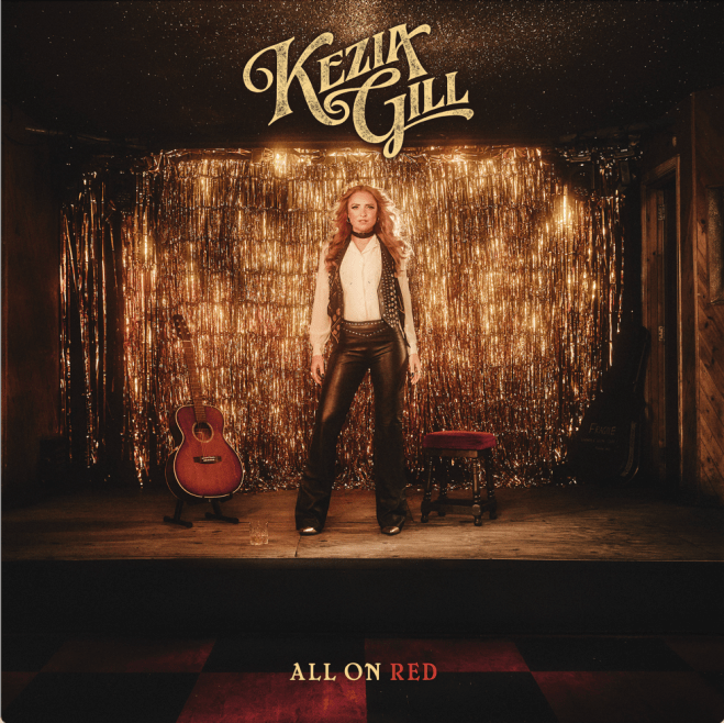 KEZIA GILL Local Mans Star - All On red - album cover art